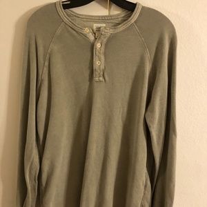 LUCKY BRAND LOS ANGELES CALIFORNIA L/S GREEN OLIVE
